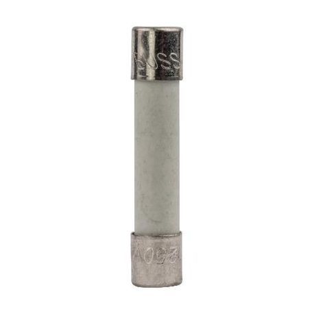 Bussmann GBB-8-R Size 3AB Very Fast Acting Fuse, 8 A, 250 VAC/125 VDC, 200 A, 10 kA Interrupt, Cartridge Body