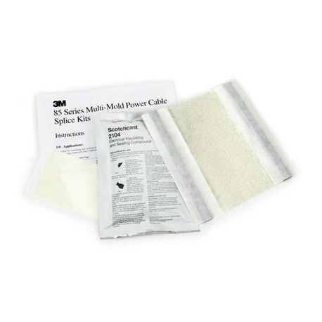 Scotchcast™ 054007-11847 85 4-Way Multi-Mold Resin Splice Kit, 0 to 600 V, 3/4 in OD Run/Tap Dia Cable, 2/0 AWG Conductor, 7 in L Splice, Resin