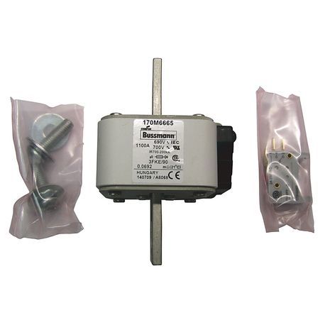 Rockwell Automation SK-R1-FUSE4-F9 DC Bus Fuse, For Use With: PowerFlex® 750 Series Frame 8 AC Drive, Specifications: 1000 A, 1250 VAC