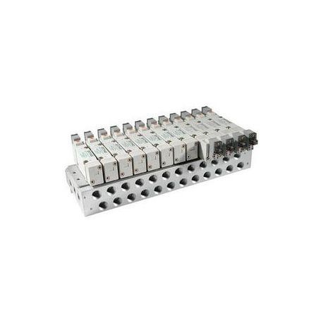 SMC® SS5Y7-20-04 SY7000 Individual Wiring Valve Manifold, 4 Stations