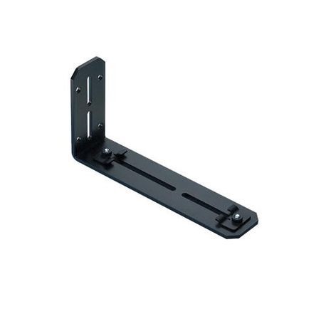 Panduit® FiberRunner® QuikLock™ FR6LB Mounting Bracket, For Use With FiberRunner® 6 x 4 in and 4 x 4 in Routing System, Steel, Black
