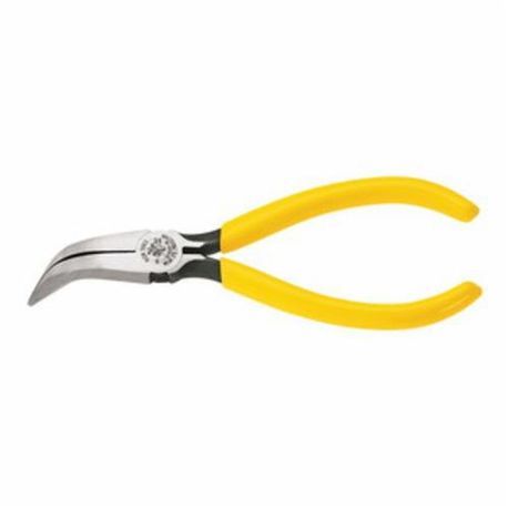 Klein® D302-6 Electronics Long Nose Plier, Knurled Jaw, 1-1/2 in Jaw Length, 11/16 in Jaw Width, Steel Jaw, 6-3/8 in OAL, 3/32 in Tip Width, Cutter Included: No, No Non-Sparking, Wire Stripper Included: No