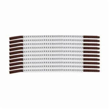 Brady® SCN15-3 Clip Sleeve™ Pre-Printed Wire Marking Sleeve, 0.154 to 0.177 in Wire, Nylon, 3 Legend