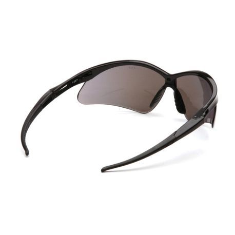 Pyramex® SB6375SP PMXTREME® Safety Glasses, Blue Mirror/Scratch-Resistant Lens Coating, Gray Lens, Black Frame, Nylon Frame, Polycarbonate Lens, Specifications Met: ANSI Z87.1-2015