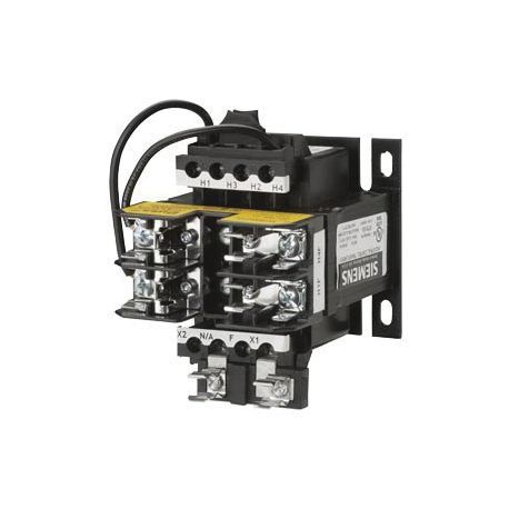 Siemens KT6100 Control Power Transformer, 600 VAC Primary, 24 VAC Secondary, 100 VA Power, 50/60 Hz Frequency, 1 Phase