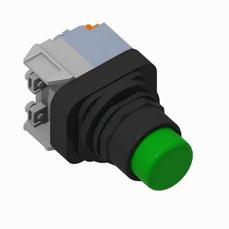 Allen-Bradley 800H-PRB16GD1R 800H PB, 30mm Momentary PB, Transformer ...