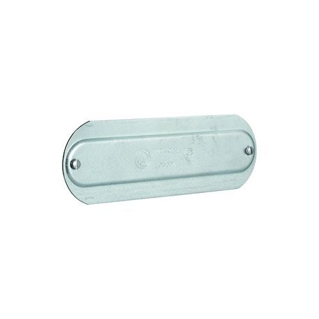 Killark® OL-900 Stamped Conduit Body Cover, 3-1/2 to 4 in Hub, For Use With: O Series Fitting, Copper-Free Aluminum, Epoxy Powder Painted