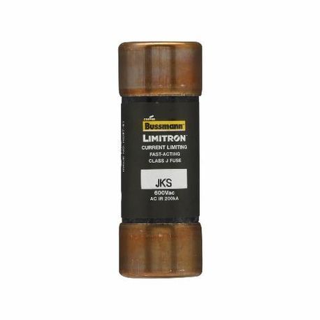 Bussmann Limitron™ JKS-10 Current Limiting Fast Acting Fuse, 10 A, 600 VAC, 200 kA Interrupt, Class: J, Cylindrical Body