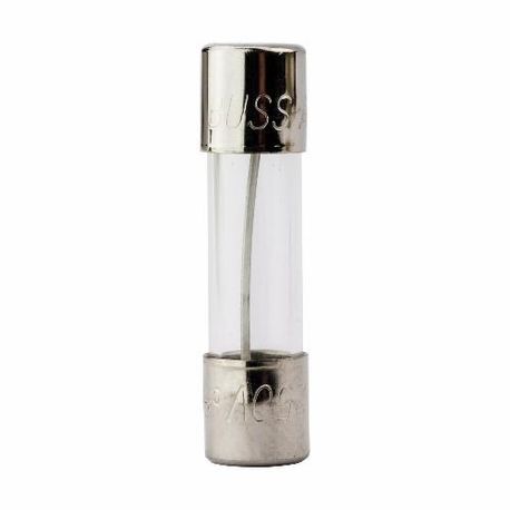 Bussmann AGX-15 Small Dimension Fast Acting Fuse With Nickel Plated Brass End Caps, 15 A, 32 VAC, 1 kA Interrupt, Cylindrical Body