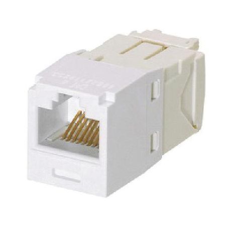 Panduit® CJ688TGWH TX6™ PLUS 8-Position 8-Wire RJ45 Universal TG Style UTP Jack Module, Cat 6/Mini-Com® Module, 1 Ports