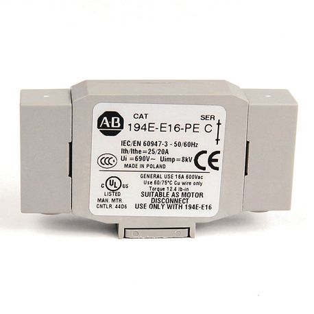Rockwell Automation 194E-E16-PE Earthing / Grounding Terminal