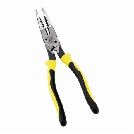 Journeyman™ J207-8CR All Purpose Plier With Crimper, Long Nose Jaw, 2-3/16 in Jaw Length, 1 in Jaw Width, Steel Jaw, 8-5/8 in OAL