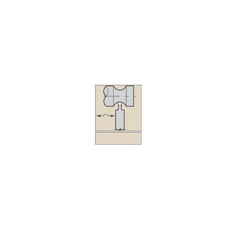Kennametal® 1095802 Screw-On S-Style Clamping Indexable Turning Toolholder, PROON Tool Holder, Insert Compatibility: RC..43, Neutral Cutting Direction, 1 in H x 1 in W Shank, Neutral Rake, 6 in OAL