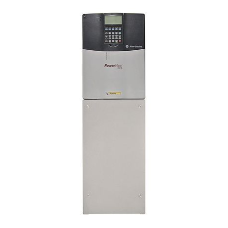 Rockwell Automation PowerFlex700 AC Drive, 480 VAC, 3 PH, 77 Amps, 60 HP Normal Duty, 50 HP Heavy Duty, IP20 / Type 1, with conformal coating, No HIM, No Brake IGBT, No Communication Module, Vector Control with 120V I/O