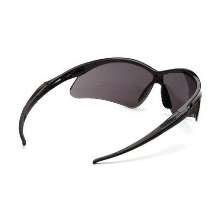 Pyramex® SB6320STP PMXTREME® Safety Eyewear With Black Lanyard Cord, Anti-Fog Lens Coating, Gray Lens, Half Framed Frame, Black Frame, Nylon Frame, Polycarbonate Lens, Specifications Met: ANSI Z87.1
