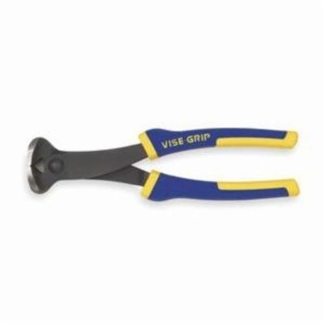 Irwin® Vise-Grip® 2078318 EC8 Flush Cut End Cutting Plier With Wire Cutter, Cutting Capacity: 21/32 in, 1/2 in Jaw Length, 8 in OAL