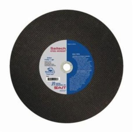 Saitech™ Steel Worker® 24053 Cut-Off Wheel, 14 in Wheel Diameter, 3/32 in Wheel, 36 Grit, Ceramic Oxide Abrasive
