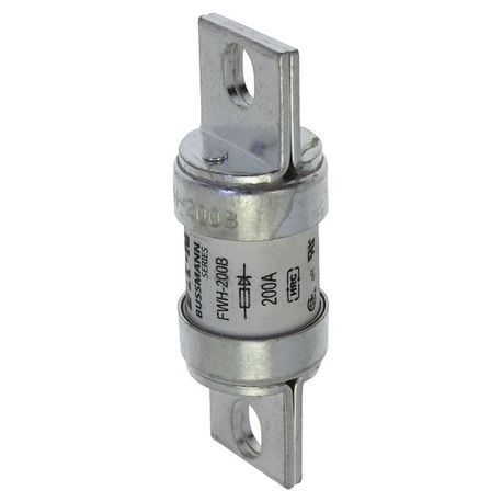 Bussmann FWH-200B Centre Bolted Tag North American Style High Speed Semi-Conductor Fuse, 200 A, 500 VAC/VDC, 200 kA Interrupt, aR Class