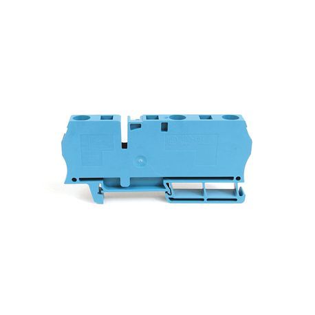Rockwell Automation Spring Clamp Terminal Block,One-Circuit Feed-Through Block,6 mm (# 22 AWG - # 10 AWG), 4 mm for H4 block,2 Connection points on one side,Gray (Standard),