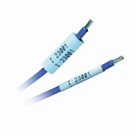 Brady® M-125-075-342 PermaSleeve® 1-Sided Wire Marker Sleeve, 0.046 to 0.11 in Wire, 3/4 in L x 0.235 in W, Polyolefin, Blank Legend