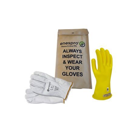 Enespro® KITGC00Y07 Class 00 Voltage 11" Glove Kit- Yellow (7)