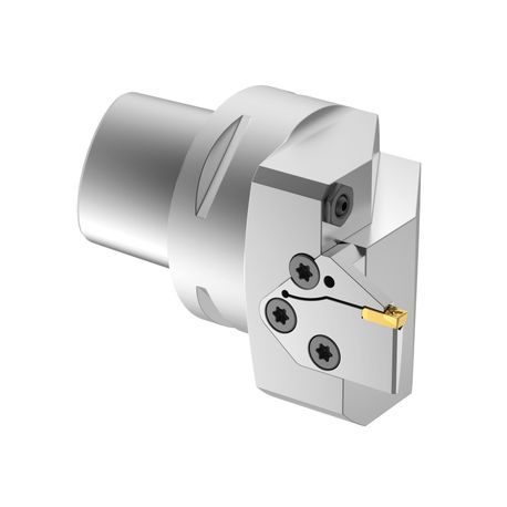 Kennametal® 6000211 Beyond™ Evolution™ Grooving Blade Holder Head, PSC63 System, Right Hand Cutting, 2.58 in Max Bore Depth, EG-P-GUP, EG-U-GUN, EG-U-GUP, ER-P-GUP, ER-U-GUN, ER-U-GUP Insert