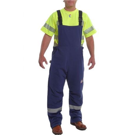 ArcGuard® ARC40B-3XR Performance Arc Flash Bib, 3XL, Navy, GORE® PYRAD® Fabric, 32 in L Inseam