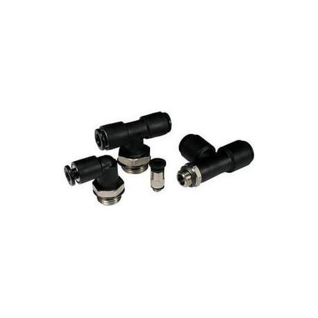 SMC® KAL06-U01 KA One Touch Fitting Male Elbow, 6 mm x 1/8 in Nominal, Tube x Threaded End Style, PBT
