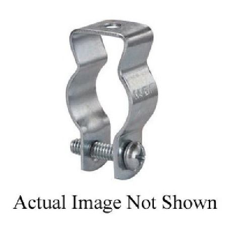 Crouse-Hinds 512 1-Hole Conduit Clamp, 1 in, For Use With Rigid/IMC Conduit, Malleable Iron