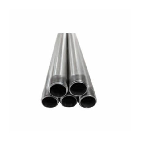 Calbrite™ S60710CT00 Rigid Metal Conduit With (1) Coupling, 3/4 in Trade, 0.82 in ID x 1.05 in OD, 10 ft L, Stainless Steel