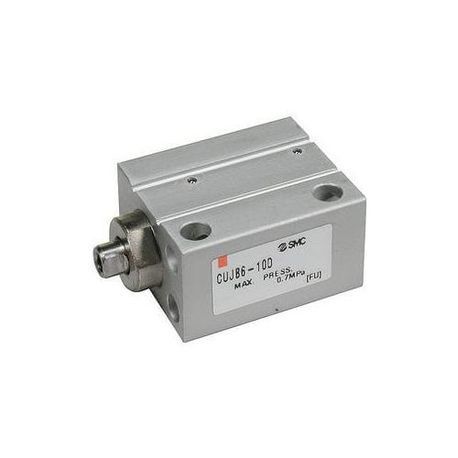 SMC® CDUJB8-10D CUJ Standard Cylinder, 8 mm Cylinder Bore, 10 mm L Stroke, Double Acting Cylinder Action, Basic Mounting