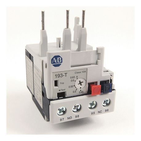 Rockwell Automation 193-T1AA63 Bi-Metallic Overload Relay, 0.45 to 0.63 A