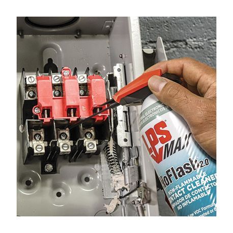 LPS® MAX NoFlash® 2.0 97416 Non-Flammable Contact Cleaner, 268 mL Aerosol Can, Mild Odor/Scent, Clear, Gas Form