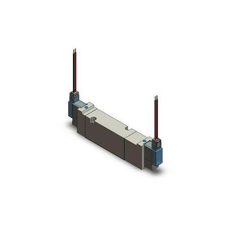 SMC® VQZ1151-5LO1 VQZ 5-Port Solenoid Valve, 0.1 to 0.7 MPa Pressure, Aluminum Body