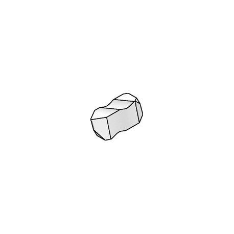 Kennametal® Top Notch™ 1796049 Threading Insert, NT Insert, 7 to 20 TPI Internal/8 to 36 TPI External Threads per Inch, Internal/External/60 deg Partial Profile Thread, 1.25 to 3.5 mm Internal/0.7 to 3 mm External Pitch, Right Hand Cutting Direction