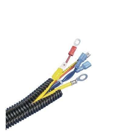 Panduit® CLT62F-C20 CLT Slit Wall Corrugated Loom Tubing, 0.65 in ID, 100 ft L, 0.007 to 0.02 in Thickness, Polyethylene