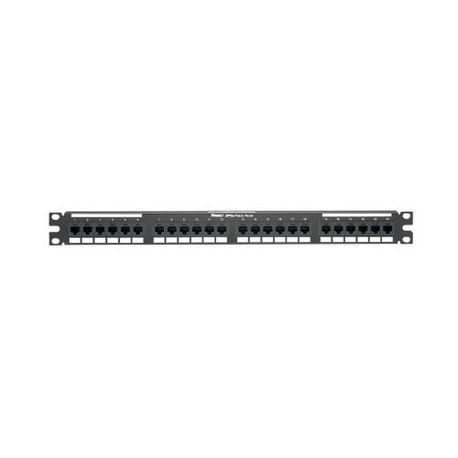 Panduit® DP245E88TGY Flat Loaded RJ45 Patch Panel, 24 Ports, Category: Cat 5e