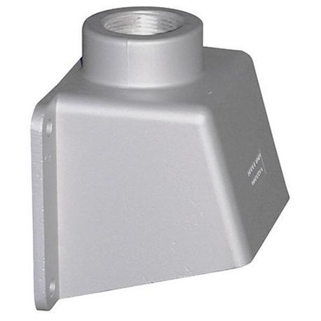 Appleton® AEE56 Weatherproof Mounting Box With Angle Opening, For Use With 60 A Pin and Sleeve Receptacles, 5.41 in H x 6.38 in W x 4-1/4 in D, Copper Free Aluminum