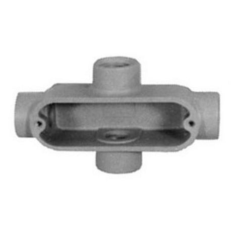 Appleton® Unilets™ X100A Type X Conduit Outlet Body, 1 in Hub, 85 Form, 11.8 cu-in Capacity, Pressure Cast Aluminum, Epoxy Powder Coated