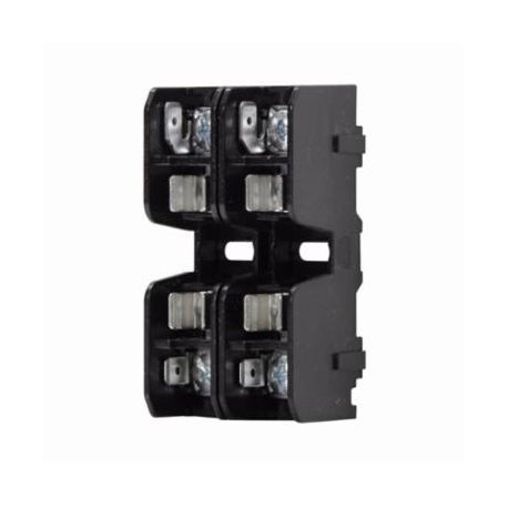 Bussmann BMM603-2PQ BMM Modular Midget Fuse Block, 600 VAC, 30 A, 18 to 10 AWG Wire, 2 Pole