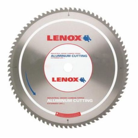 Lenox® 21892AL140080CT Circular Saw Blade, 14 in Dia, 1 in Arbor, 80 M-TCG Teeth, Titanium Carbide Cutting Edge