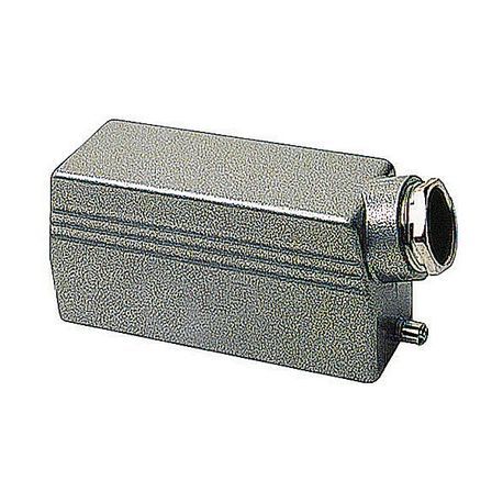 Pos-E-Kon® CH616EHMV Double Lever Lock Single Post Coupler Hood With Leveler, Top Entry Position, 1 x 3/4 in NPT Entry, Standard Mounting, Die Cast Aluminum Alloy