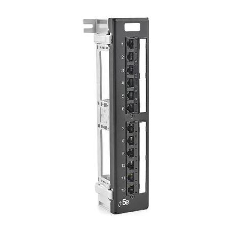PREMISE WIRING NEXTSPEED® HP5E12 Patch Panel, 12 Ports, Category: Cat 5e, Composite