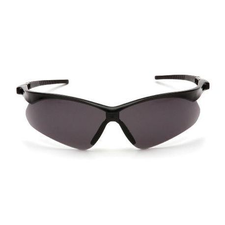 Pyramex® SB6320STP PMXTREME® Safety Eyewear With Black Lanyard Cord, Anti-Fog Lens Coating, Gray Lens, Half Framed Frame, Black Frame, Nylon Frame, Polycarbonate Lens, Specifications Met: ANSI Z87.1