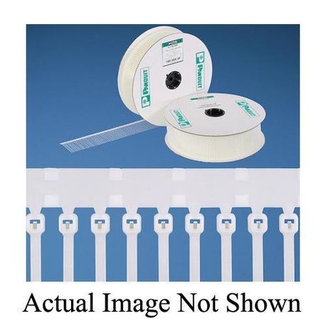 Panduit® Dome-Top® BT1.5M-XMR Miniature Reel-Fed Cable Tie, 5.6 in L x 0.1 in W x 0.04 in THK, Nylon 6.6