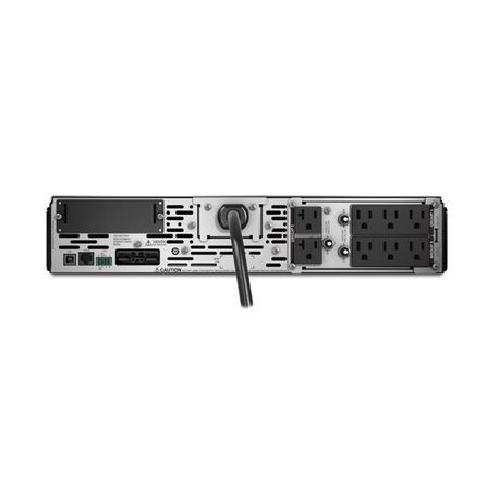 APC® Smart-UPS™ SMX2200RMLV2U Smart-UPS, 120 VAC Input, 120 VAC Output, 1.98 kW/2.2 kVA Power Rating, 10 min Full Load, 25 min Half Load Backup, 8 Outlets