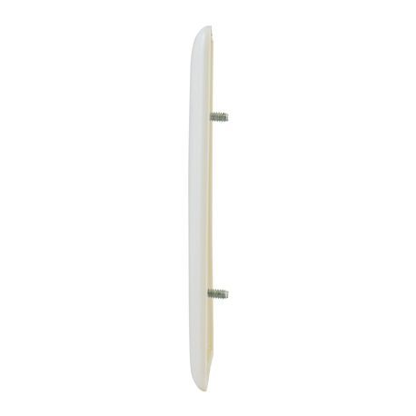 Wiring Device-Kellems NPJ7LA Mid-Size Single Receptacle Wallplate, 1 Gang, 4.88 in H x 3.13 in W x 0.25 in D, Nylon, Light Almond
