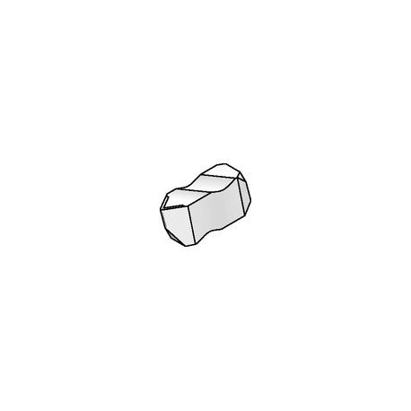 Kennametal® Top Notch™ 1796115 Threading Insert, NT Insert, 7 to 20 TPI Internal/8 to 36 TPI External Threads per Inch, Internal/External/60 deg Partial Profile Thread, 1.25 to 3.5 mm Internal/0.7 to 3 mm External Pitch, Right Hand Cutting Direction