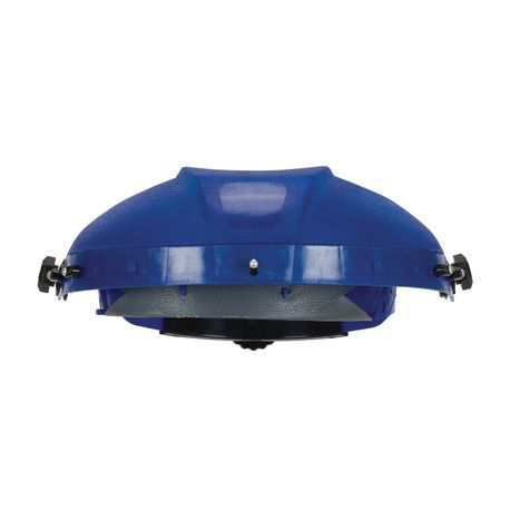 Bouton® 251-01-5200 Universal Headgear With Ratchet Suspension, Blue, Polypropylene, For Use With: Visor and Face Shield, Premium Fine Tooth Ratchet Adjustment