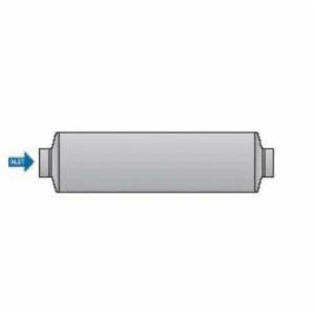 Donaldson® M100582 1-Style Round Muffler, 5 in Inlet x 5 in Outlet, 10 in Dia x 44.45 in L Body, 1014 to 1600 cfm